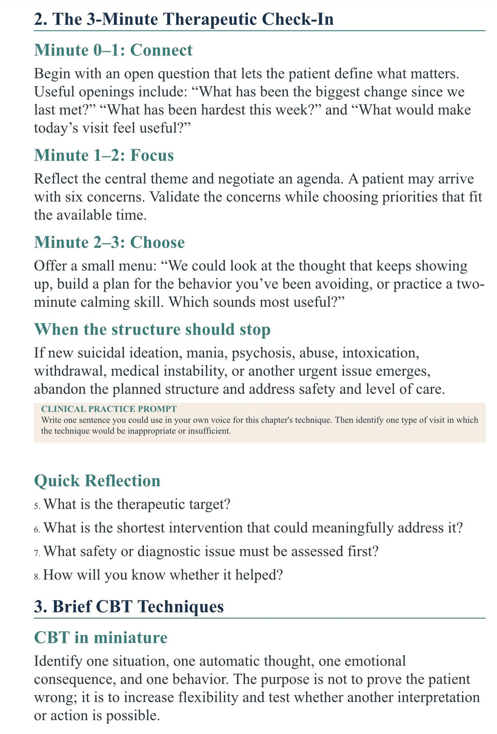 Beyond The Prescription: Brief Therapeutic Techniques for the PMHNP