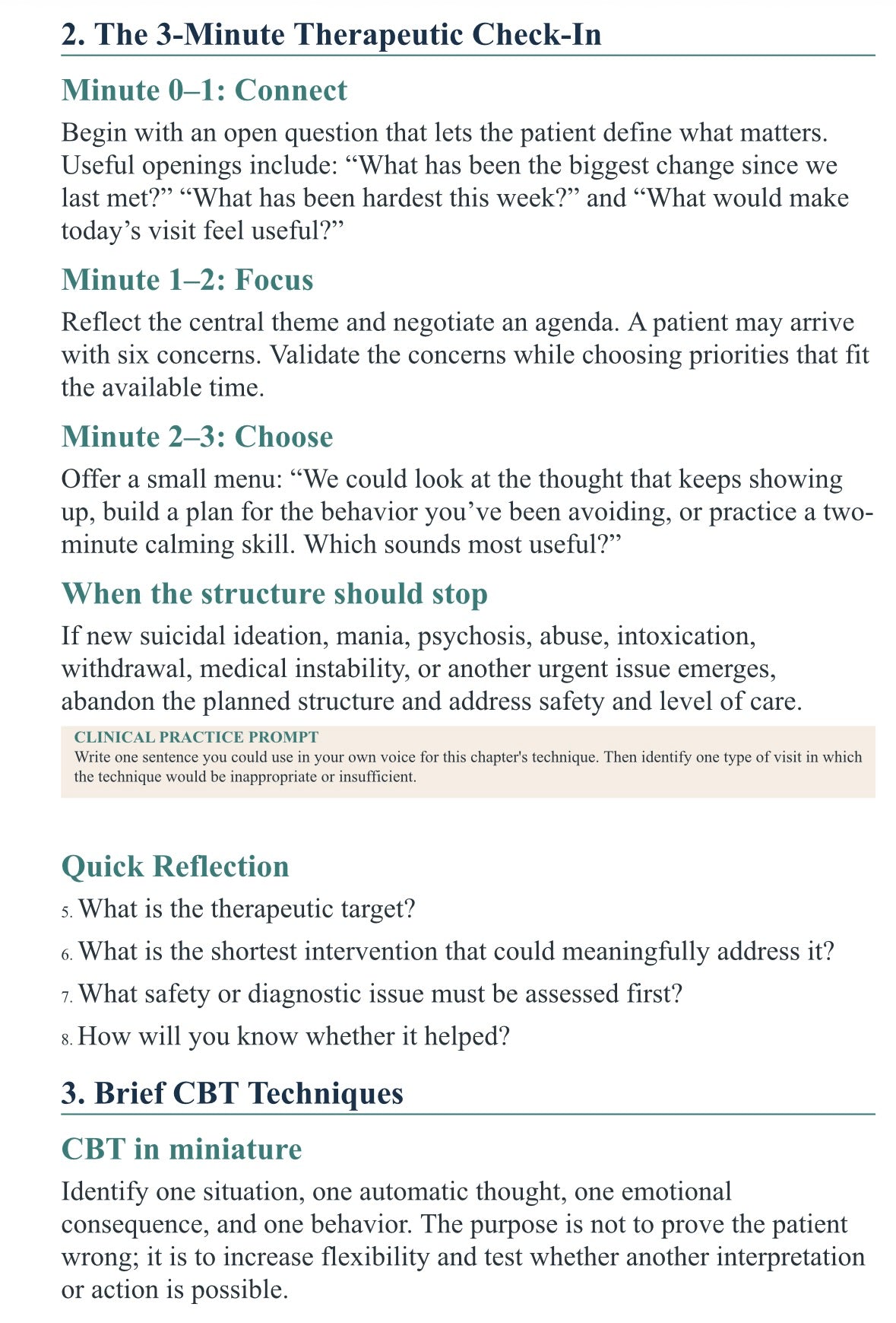 Beyond The Prescription: Brief Therapeutic Techniques for the PMHNP