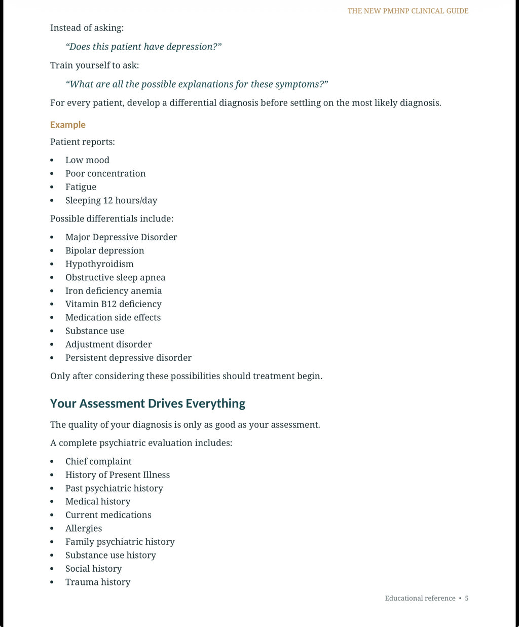 The New PMHNP Clinical Guide (From RN to PMHNP)