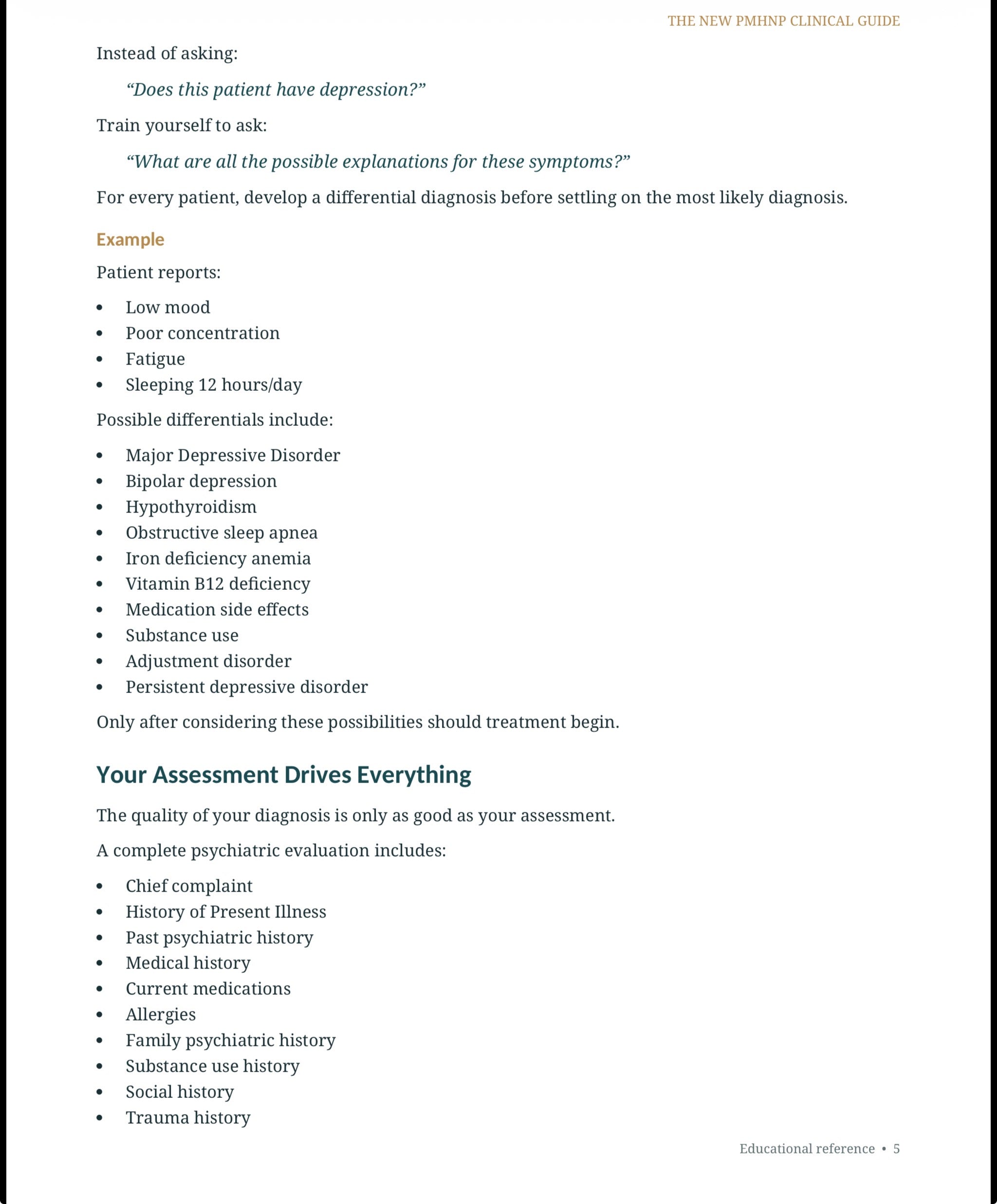 The New PMHNP Clinical Guide (From RN to PMHNP)